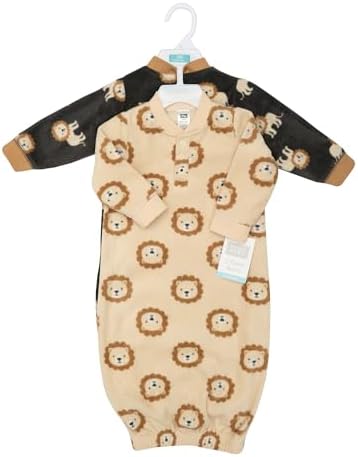 Hudson Baby Unisex Baby Fleece Gowns - Image 2