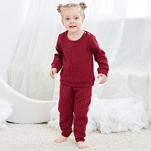 Renotemy Baby Girl Clothes Cute Fall Winter Toddler Girls Outfits 3M-3T - Image 3