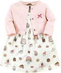 Hudson Baby Infant and Toddler Girls Cotton Dress and Cardigan Set by HudsonBaby