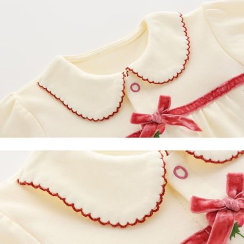 Infant Baby Girl Long Sleeve Romper Cotton Cute Style Newborn Toddler Jumpsuit - Image 3