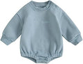 VISGOGO Newborn Infant Baby Boy Oversized Romper Sweater Bodysuits Coming Home by VISGOGO