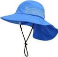 Toddler Baby Sun Hat Kids Summer Beach Essentials Adjustable Beach Hats by HONGTEYA