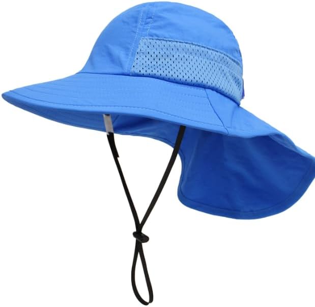 Toddler Baby Sun Hat Kids Summer Beach Essentials Adjustable Beach Hats by HONGTEYA