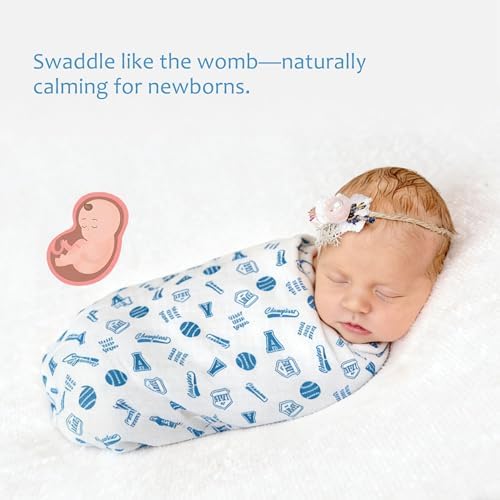 Baby Swaddle Blankets, Bamboo Muslin Receiving Blanket | 1-Pack, Lightweight & - Image 4