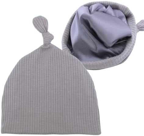 Silky Satin Lined Newborn Hat Hair Care Knot Beanie Hats by Sugarmelon