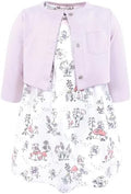 Hudson Baby Infant and Toddler Girls Cotton Dress and Cardigan Set by HudsonBaby