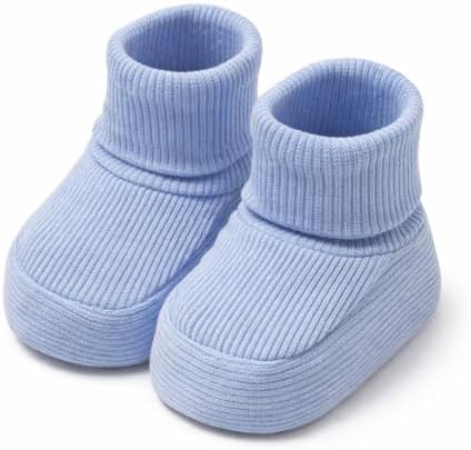 CEOBABY Baby Booties 0–3 Months, Newborn Shoes, Soft Cotton Infant Bootie Socks by CEOBABY