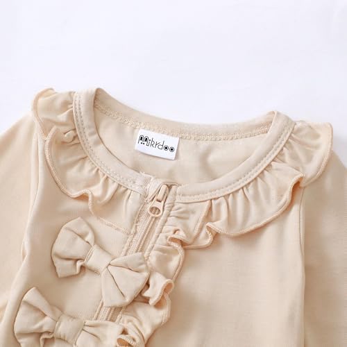 Mikrdoo Newborn Baby Girl Clothes Long Sleeve Romper - Image 5