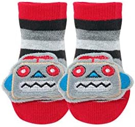 Bowbear Adorable Baby 6 Pair Non-Skid Bootie Socks - Image 7