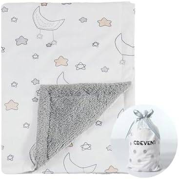 CREVENT 30''X40'' Cute Cozy Fluffy Warm Baby Blanket by CREVENT
