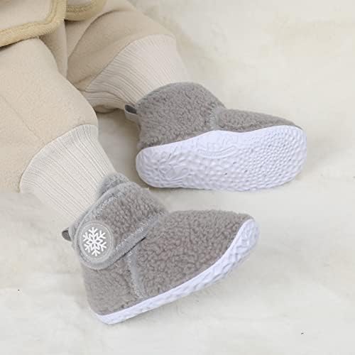FEETCITY Baby Booties Girls Boys Infant Slippers First Walkers Shoes Warm Socks - Image 2