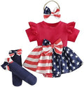 Giraropa Newborn Baby Girl Clothes Smocked Bubble Romper Dress + Socks + by Giraropa