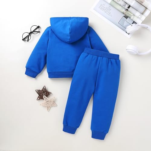 Happy Town Baby Fall Outfits for Girl Boy Long Sleeve Hoodie Top and Long - Image 3