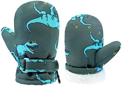 BAVST Toddler Waterproof Mittens Fleece Lined Baby Boys Girls Winter Warm Glove by BAVST