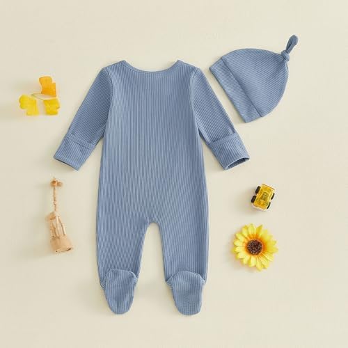 Kuriozud Newborn Baby Boy Going Home Outfit Kimono Romper - Image 5