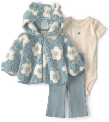 Carter's Baby Girls' 3-piece Bodysuit Pant Sets by Carters