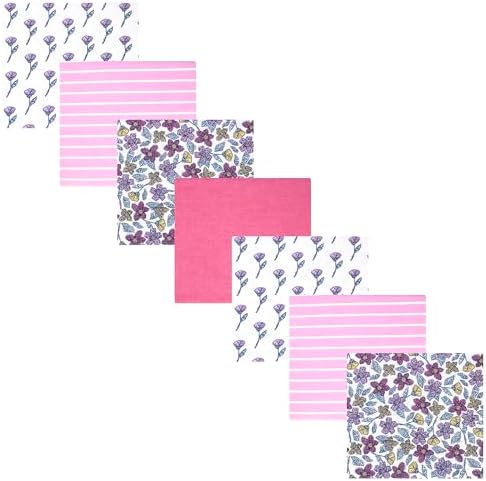 Hudson Baby Unisex Baby Cotton Polyester Flannel Receiving Blankets Bundle by HudsonBaby