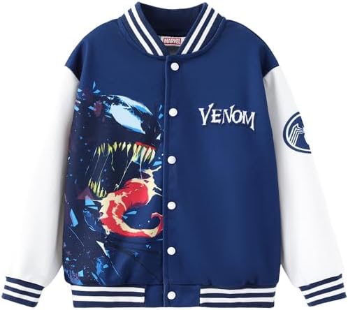 Disney Bomber Jacket Spider Man Marvel Toy Story Cars Varsity Cardigan2-13Y by Disney