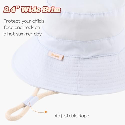 Bamery Baby Toddler Girls Bucket Hat Newborn Sun Hats - Image 4