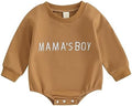 VISGOGO Newborn Infant Baby Boy Oversized Romper Sweater Bodysuits Coming Home by VISGOGO