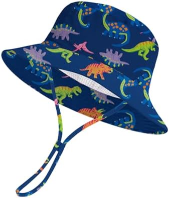 Toddler Bucket Hats UPF 50+ Baby Sun Hat Adjustable Kids Sun Protection Summer by MACOWCF
