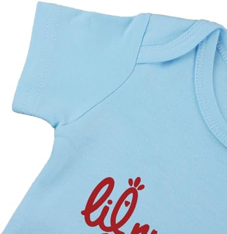 Little Nugget Bodysuit Baby Funny Lil Nugget Baby Bodysuit Chicken Bodysuits - Image 5