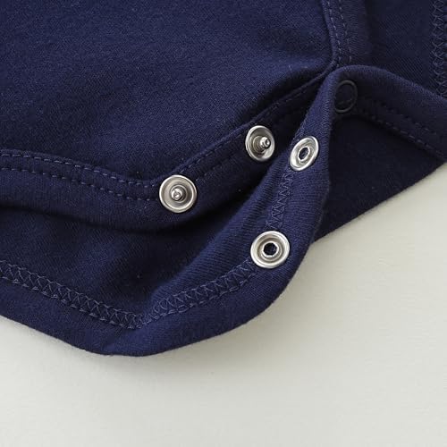 Baby Girl Collared Onsie Polo Bodysuit Boy Cotton Romper Short Sleeve 0~24M - Image 7