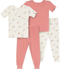 MODERNMOMENTS Baby Viscose 4-piece Tight Fitting Pajama Sets by ModernMomentsbyGerber