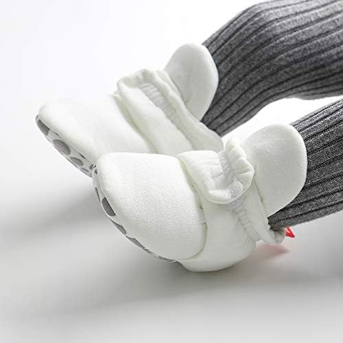 HsdsBebe Unisex Newborn Baby Cotton Booties Non-Slip Sole - Image 2