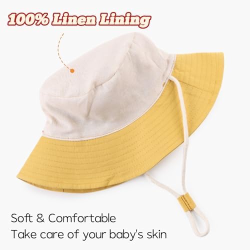 Bamery Baby Toddler Girls Bucket Hat Newborn Sun Hats - Image 4