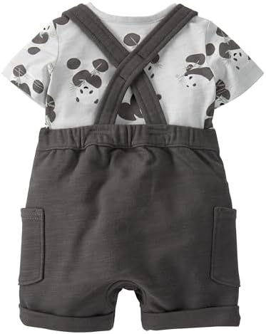 little planet by carter's Baby 2-piece Organic Cotton Shortall Set - Image 2