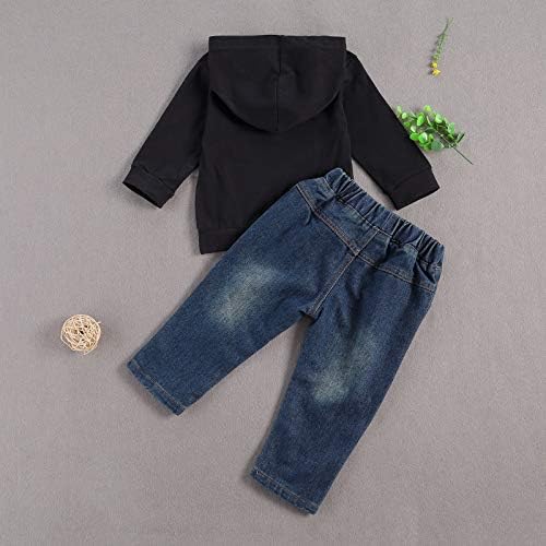 fhutpw Toddler Baby Boy Outfits Hoodie Sweatshirts & Jeans Clothes Set Fall - Image 3