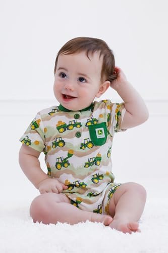 John Deere Baby Boys' One Piece Romper Newborn to Infant - Image 2