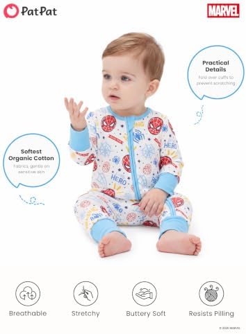 Disney Baby Organic Cotton Zip Footie Clothes Romper Outfit - Image 6