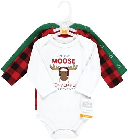 Hudson Baby Unisex Baby Cotton Bodysuits - Image 2