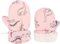 Toddler Gloves Kids Mittens Winter Warm Lined Fleece Gloves Waterproof Snow by Slivery+Color