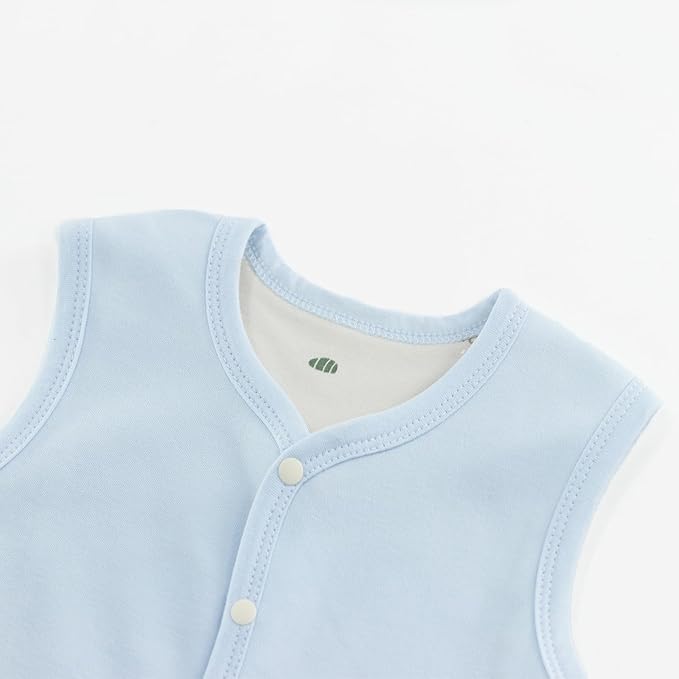 Baby Vest for Girls&Boys, Cotton Reversible Vest Coat for Spring & Autumn - Image 4