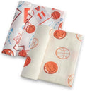 Baby Swaddle Blankets, Bamboo Muslin Receiving Blanket | 2-Pack, Lightweight & by IBESTOPIA