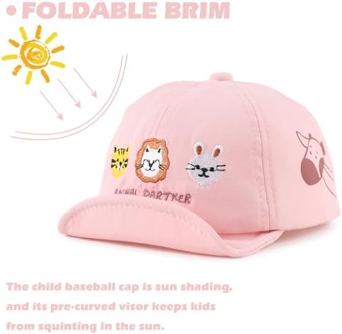 JANGANNSA Baby Duck Cap Infant Kids Sun Hat Bear Cute Cartoon Caps Spring Summer - Image 3