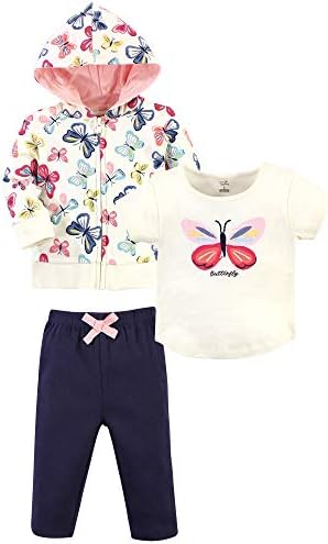 Touched by Nature Baby Organic Cotton Hoodie, Bodysuit Or Tee Top, and Pant by TouchedbyNature