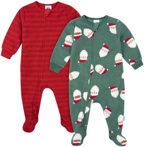Gerber Baby & Toddler Fleece Footed Pajamas 2-Pack by Gerber