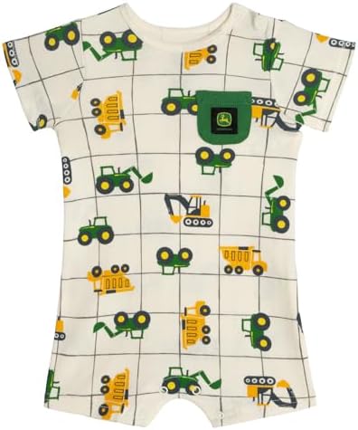 John Deere Baby Boys' One Piece Romper Newborn to Infant by JohnDeere