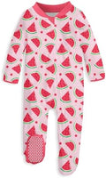 uideazone Baby Girls Footed Pajamas, Zip Sleeper by uideazone