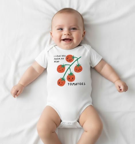 hrcfbk Infant Baby Boys Girls Bodysuit Newborn Short Sleeve Funny Letters Print - Image 3