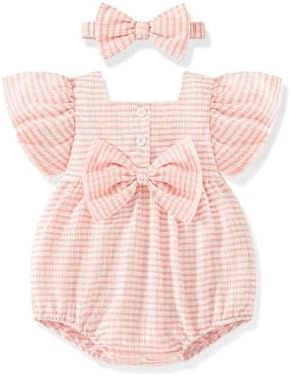 Vibebox Baby Girls Clothes Summer One-sies Romper Outfit Preemie-18 Months by WelcometoSelectbyVibebox