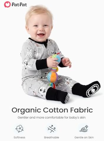 PATPAT Organic Cotton Baby Footie Pajamas - Image 3