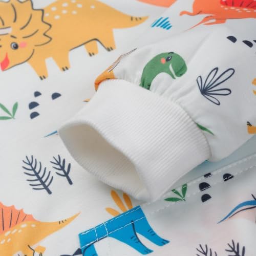 RETSUGO Baby Boys Dinosaurs Hoodie Boy Girls Truck Pullover - Image 6