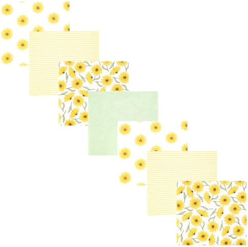 Hudson Baby Unisex Baby Cotton Polyester Flannel Receiving Blankets Bundle by HudsonBaby