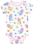 Kids Rayon of Bamboo Pajamas Set Short Sleeve Button Shorts Ages 0-24 by GUISBY