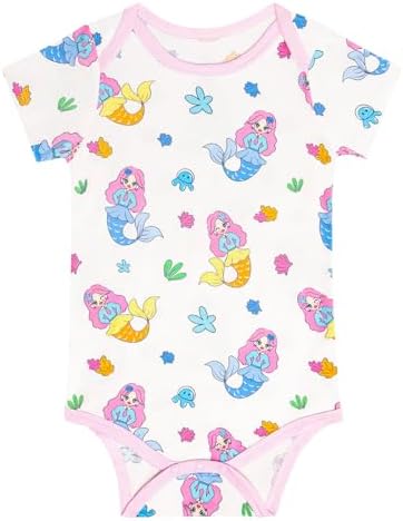 Kids Rayon of Bamboo Pajamas Set Short Sleeve Button Shorts Ages 0-24 by GUISBY